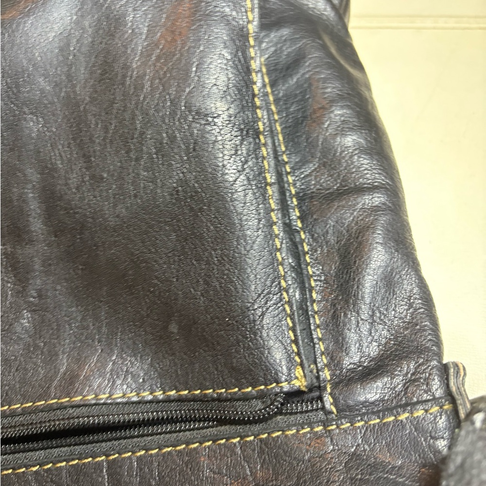 Black Leather Crossbody Bag Jack George’s - Picture 9 of 16